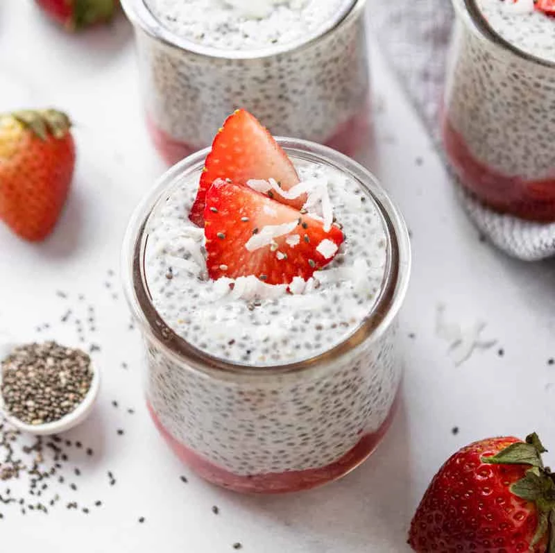 coconut vanilla chia seed pudding is oat milk keto