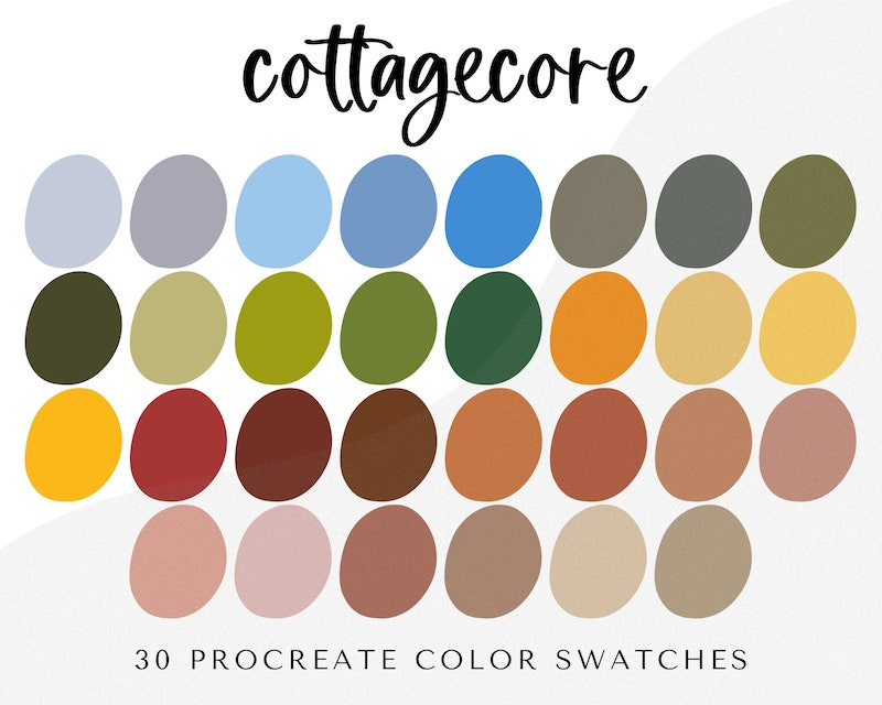 aesthetic outfits cottagecore color palette