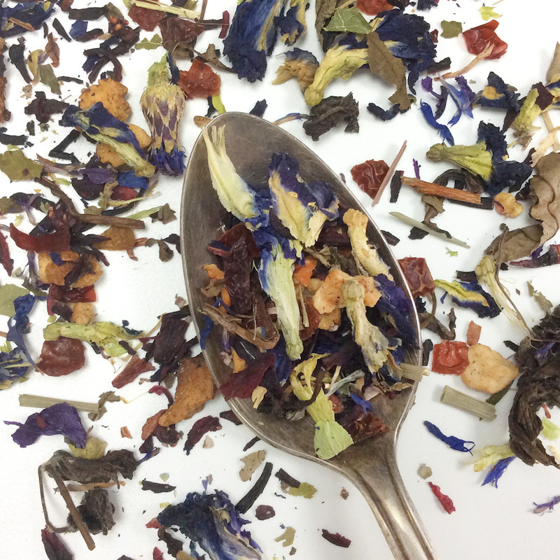 butterfly pea flower plant tea blend