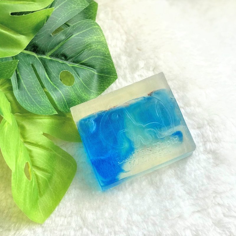 butterfly pea flower sea cucumber soap