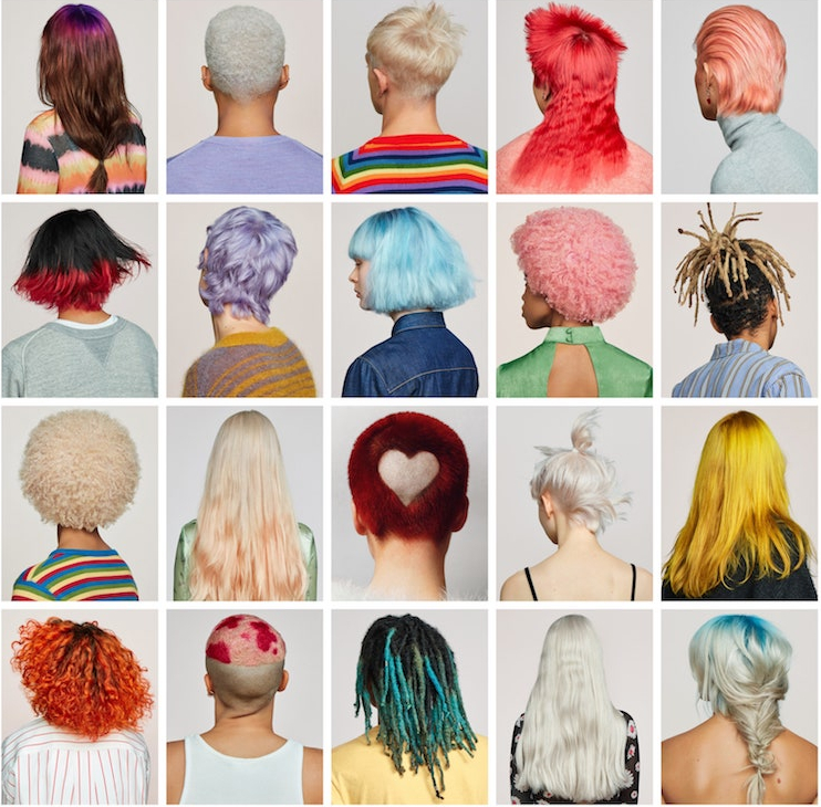 colorful hair styles
