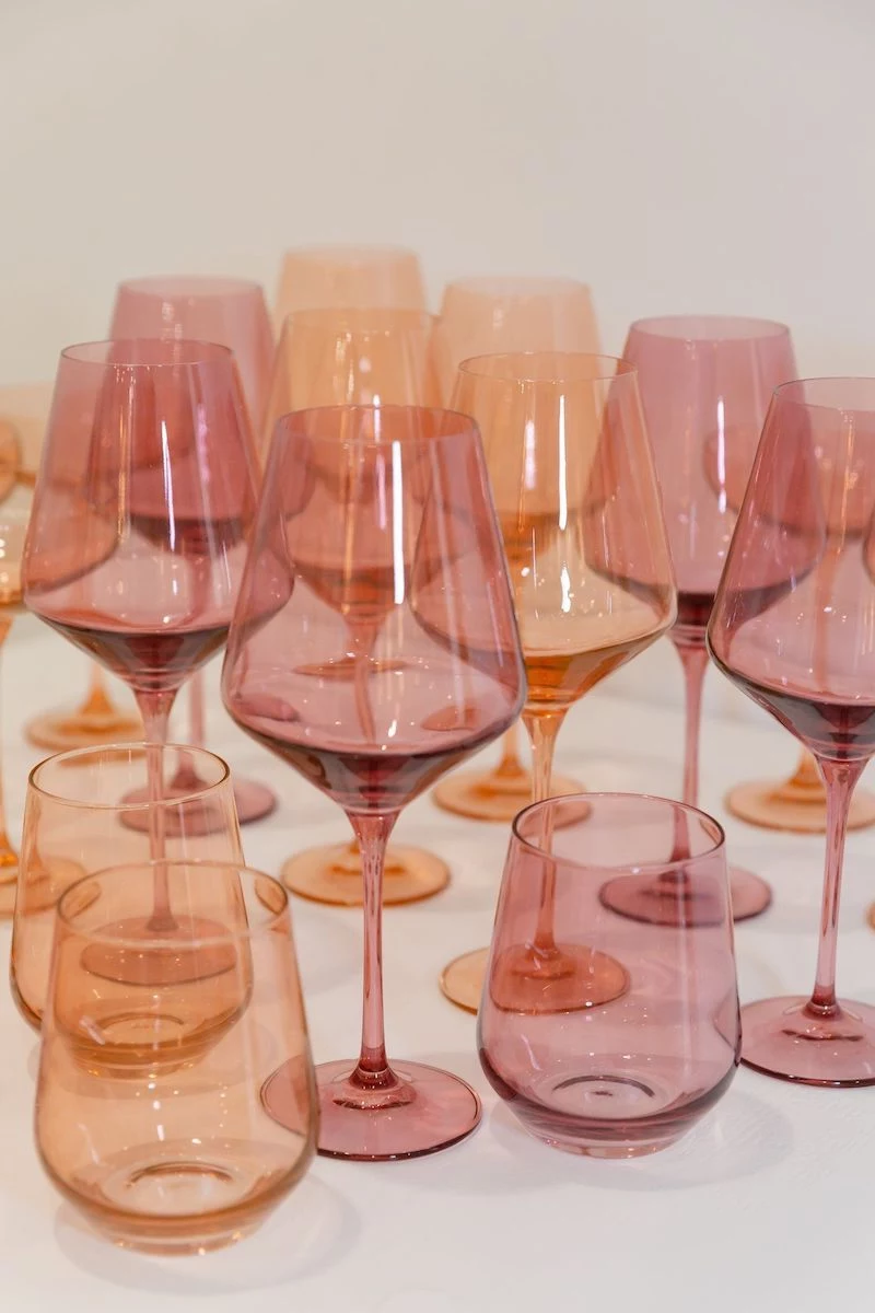 cool things to buy for your room colorful wine glasses
