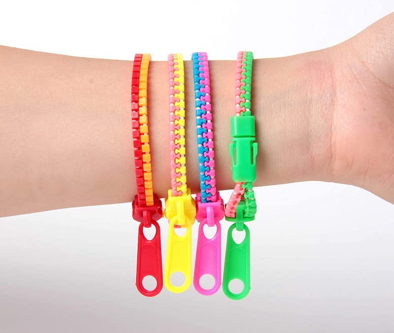 diy sensory toys zipper bracelet