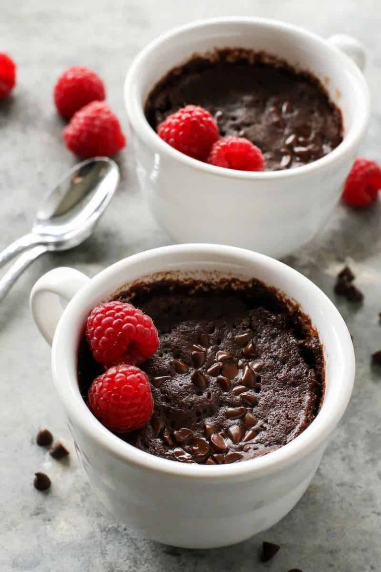 14+ Healthy Mug Cake Recipes: Vegan, Low-Calorie, Keto - Archziner.com