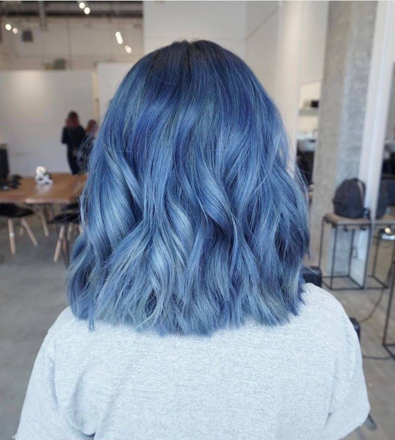 hair dye ideas blue hair