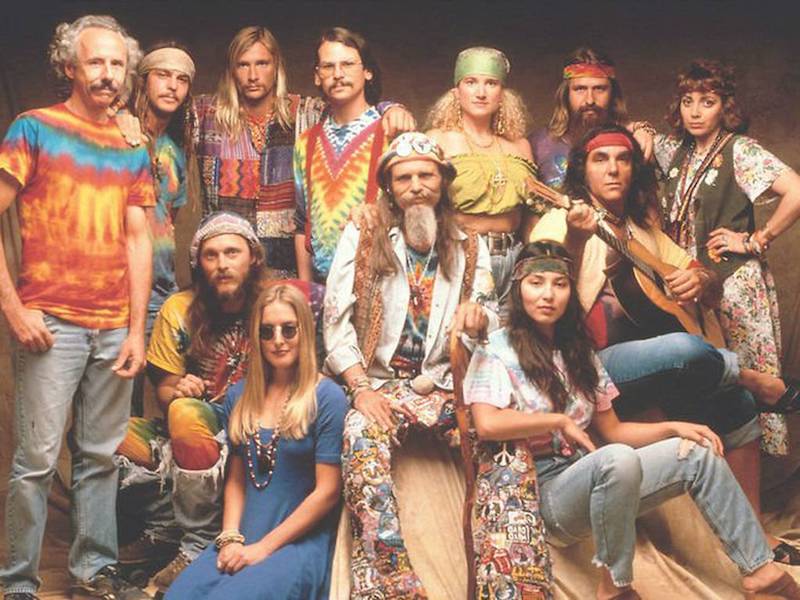 1960s hippie hair men