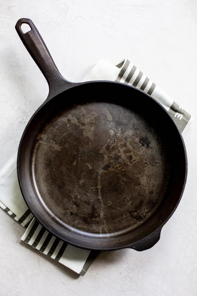 how do you clean a cast iron skillet cast iron skillet