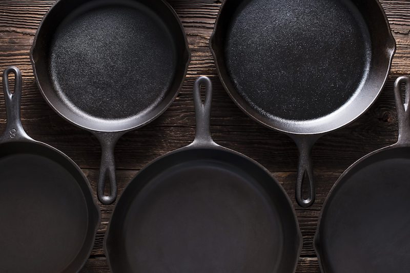 how to clean cast iron skillet after use pans
