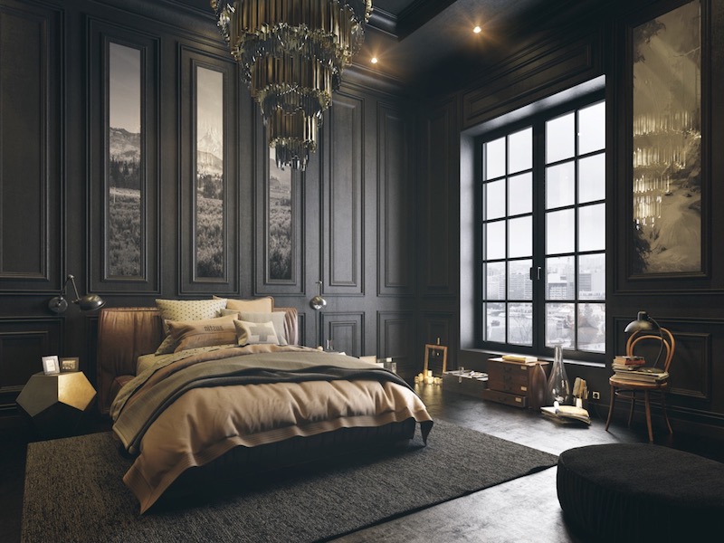 how to make a bedroom cozy black and gold bedroom