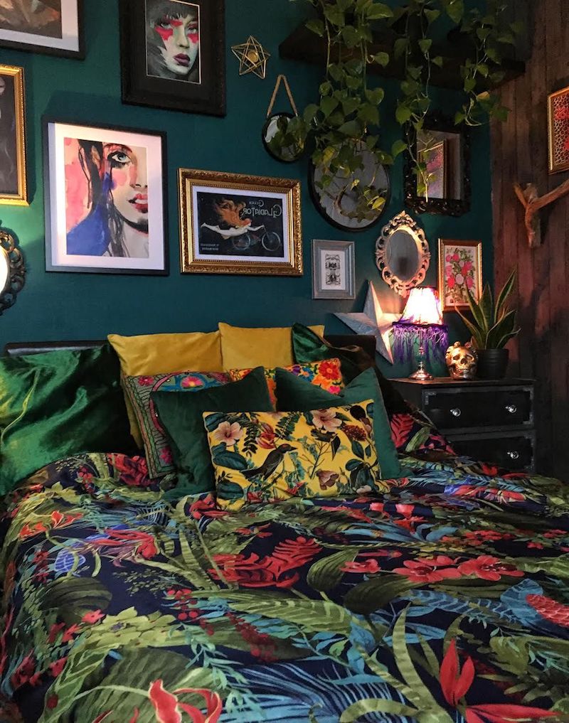 pinterest bed lush eclectic bedroom