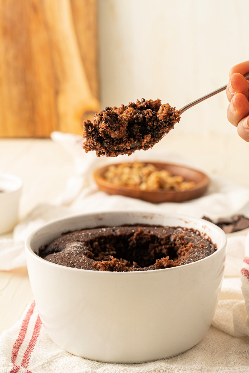vegan chocolate mug cake low calorie sweets