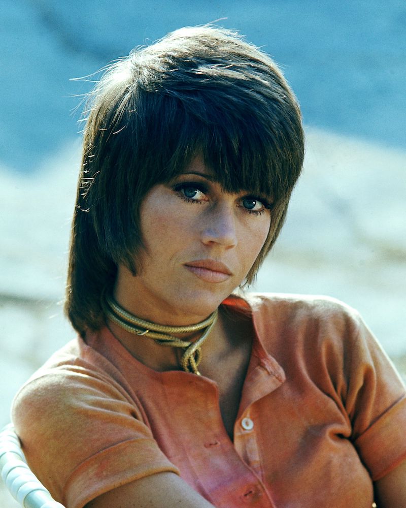 1970s hairstyles jane fonda the shag