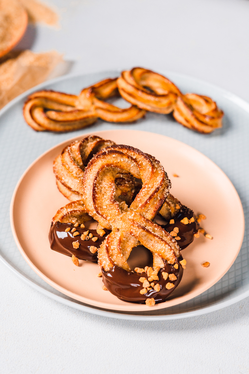 2 recipe for churros with chocolate