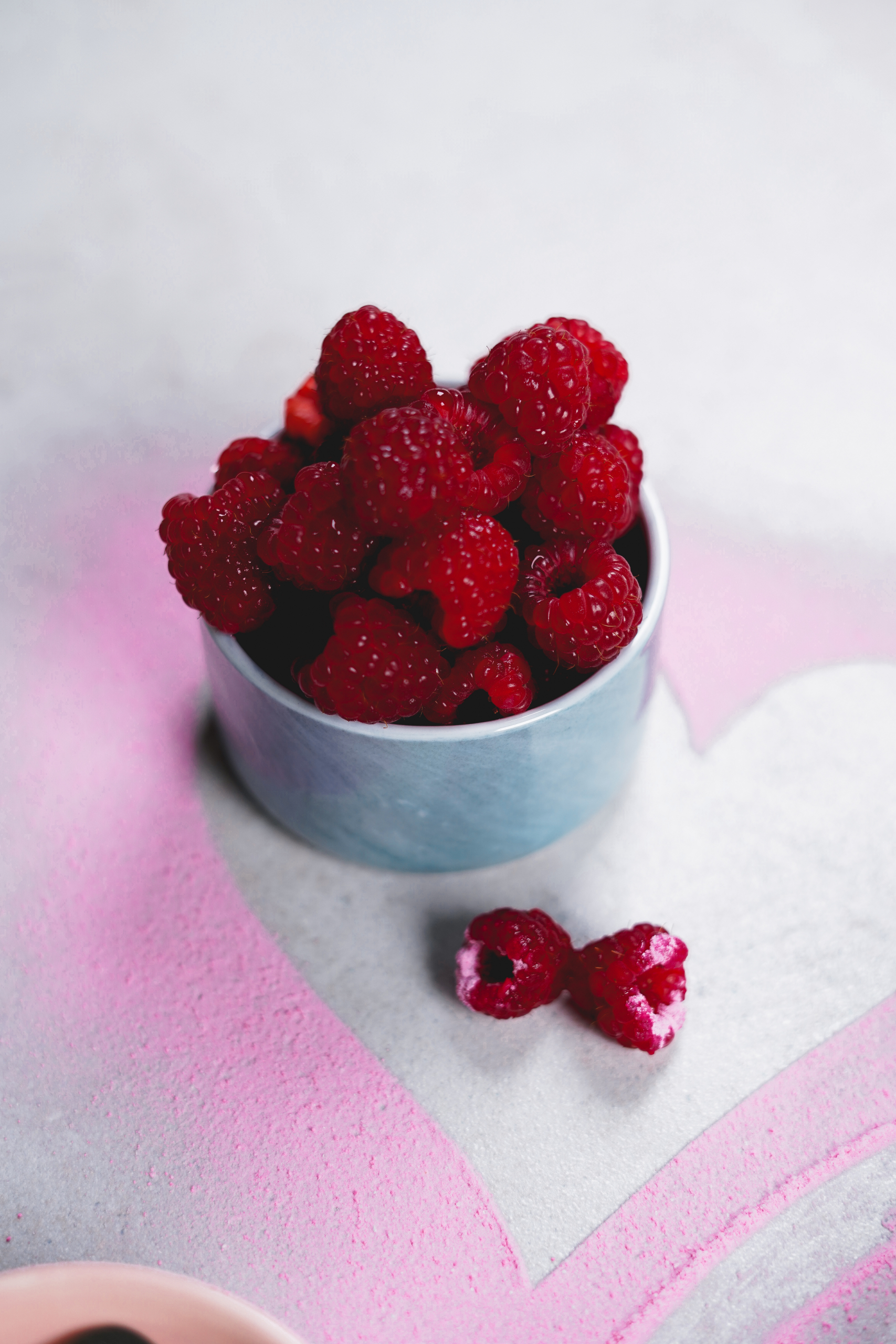 3 panna cotta ingredients raspberries