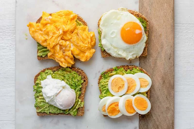 5 avocado egg toast variations