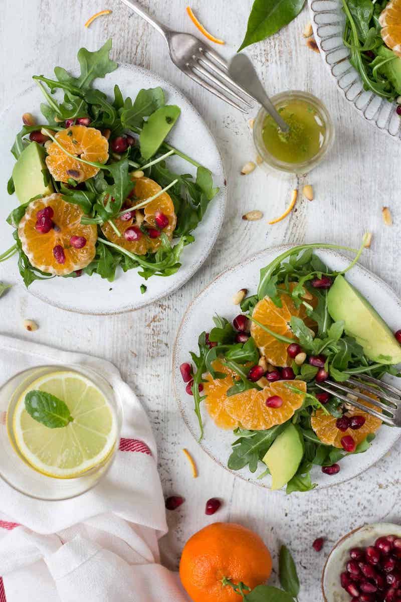 avocado and clementine salad with pomegranate aphrodisiac