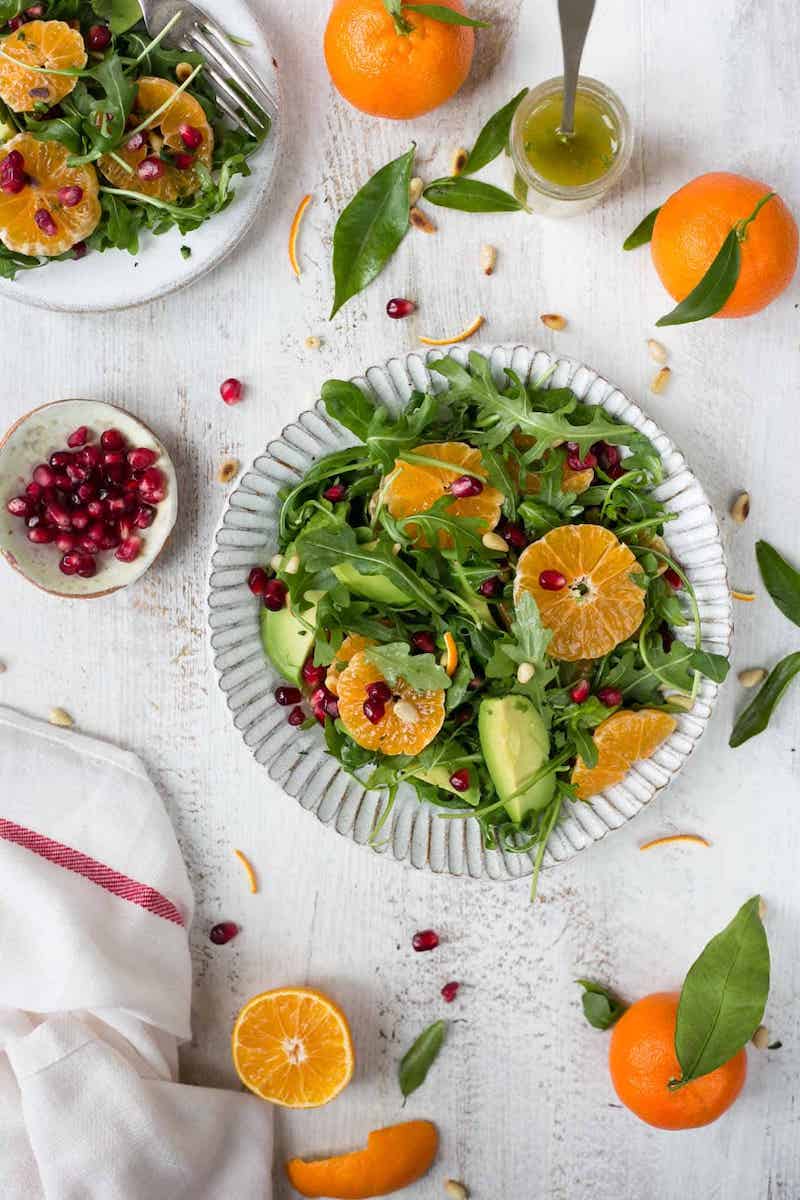 avocado and clementine salad with pomegranate fun things to cook