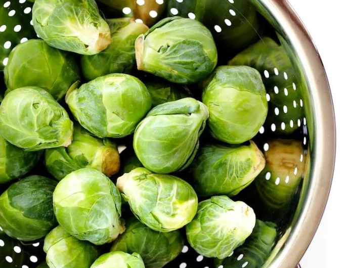 brussel sprout plants brussels in a bowl