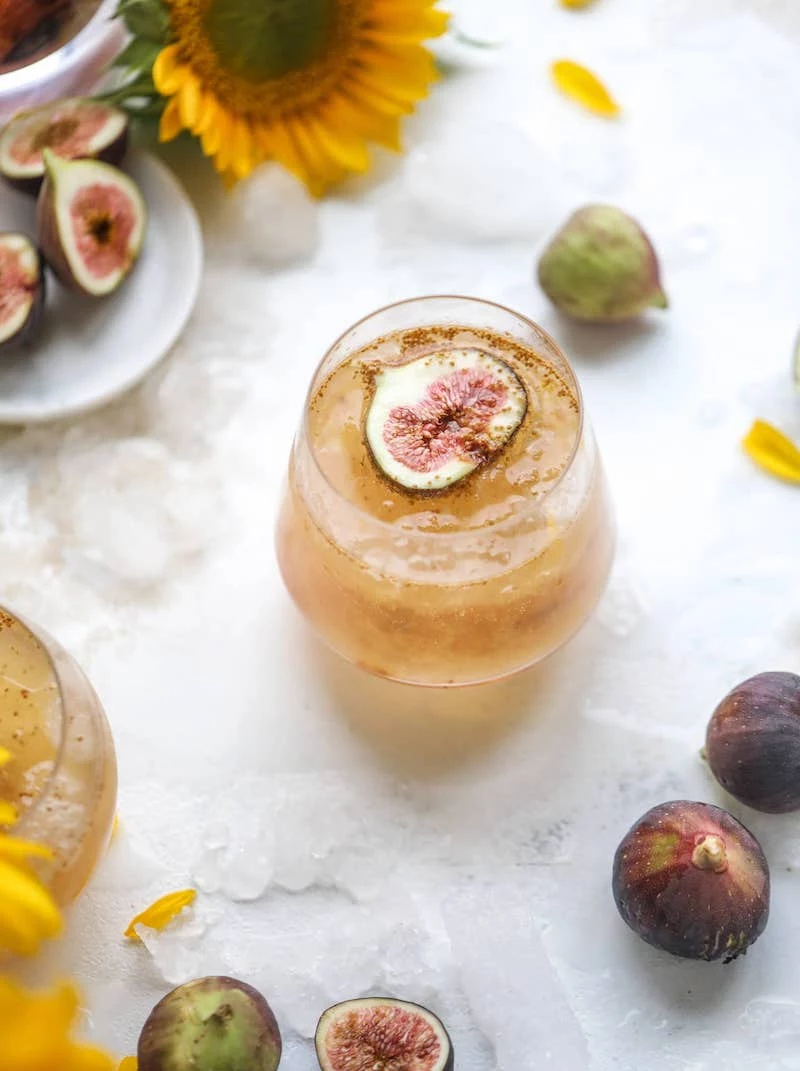 fig cocktail with honey aprodisiac