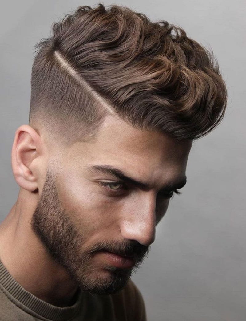 mens hairstyles 2022 undercut quiff