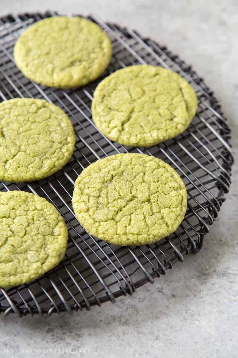 matcha sugar cookies 4delicious and easy