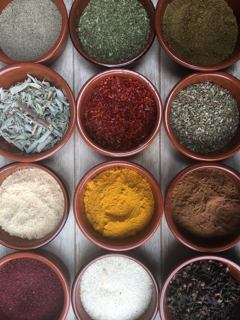 different types of spices