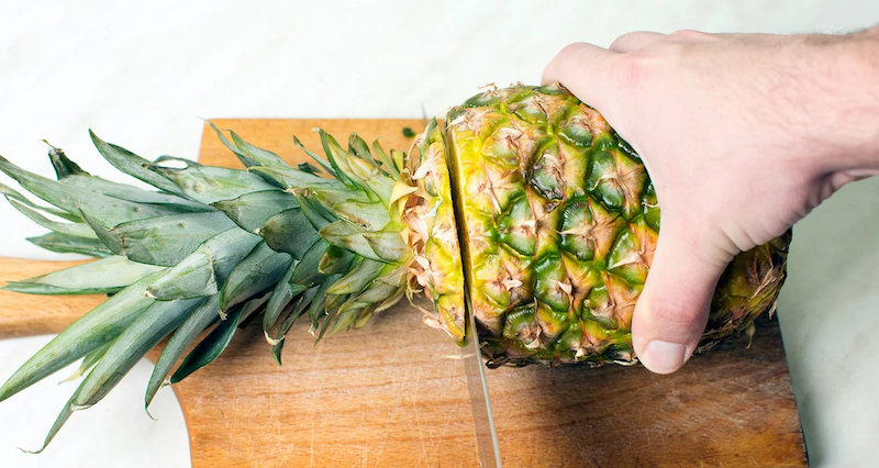 how to grow pineapple plant from the top