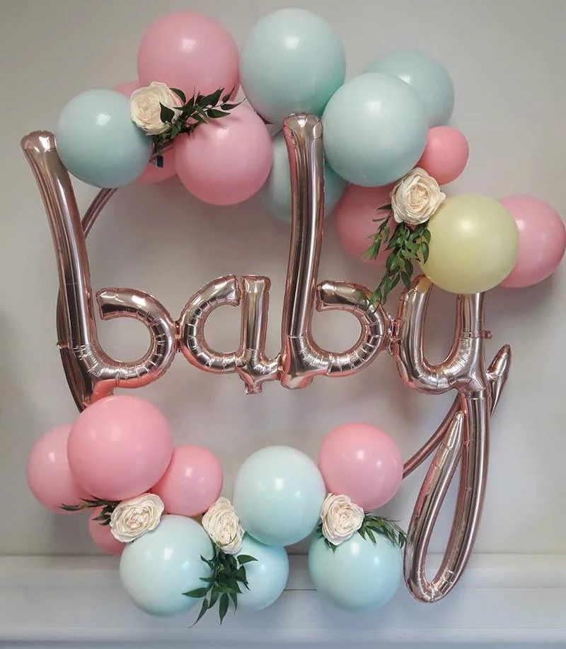 pregnancy reveal ideas balloons