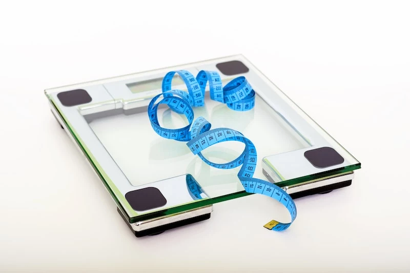reasons for weight gain scale with meters on it
