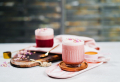 Pink Moon Milk: Dreamy elixir with hibiscus flower & rose petals for sweet sleep