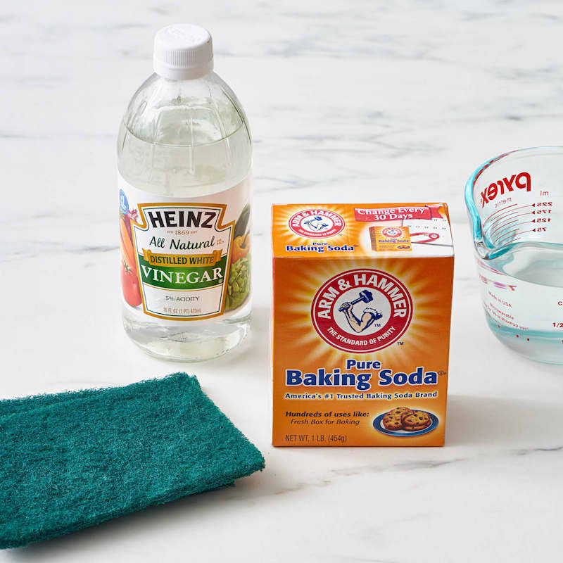 baking soda and white vinegar