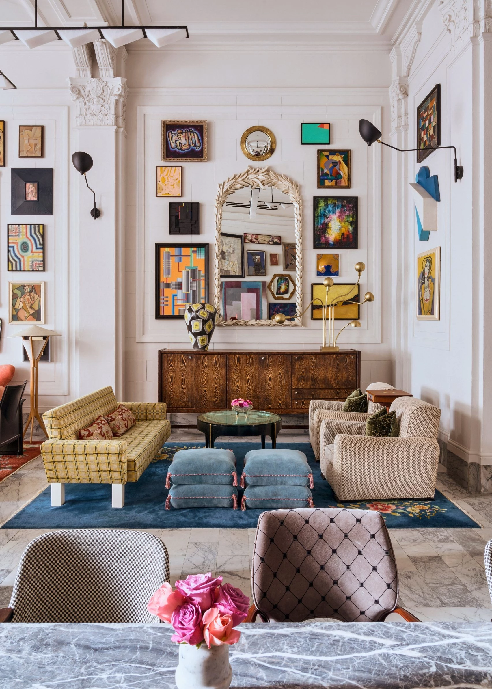 eclectic home interior for the living room