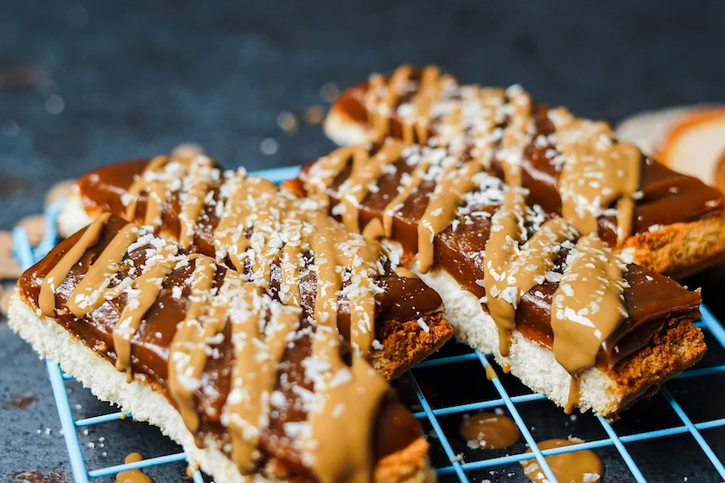 homemade twix bars healthy and yummy