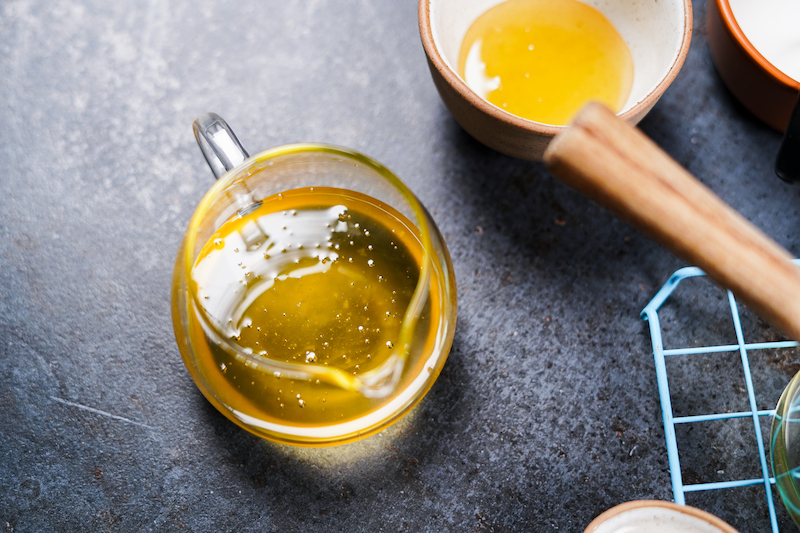 honey in a glass jar ingredient