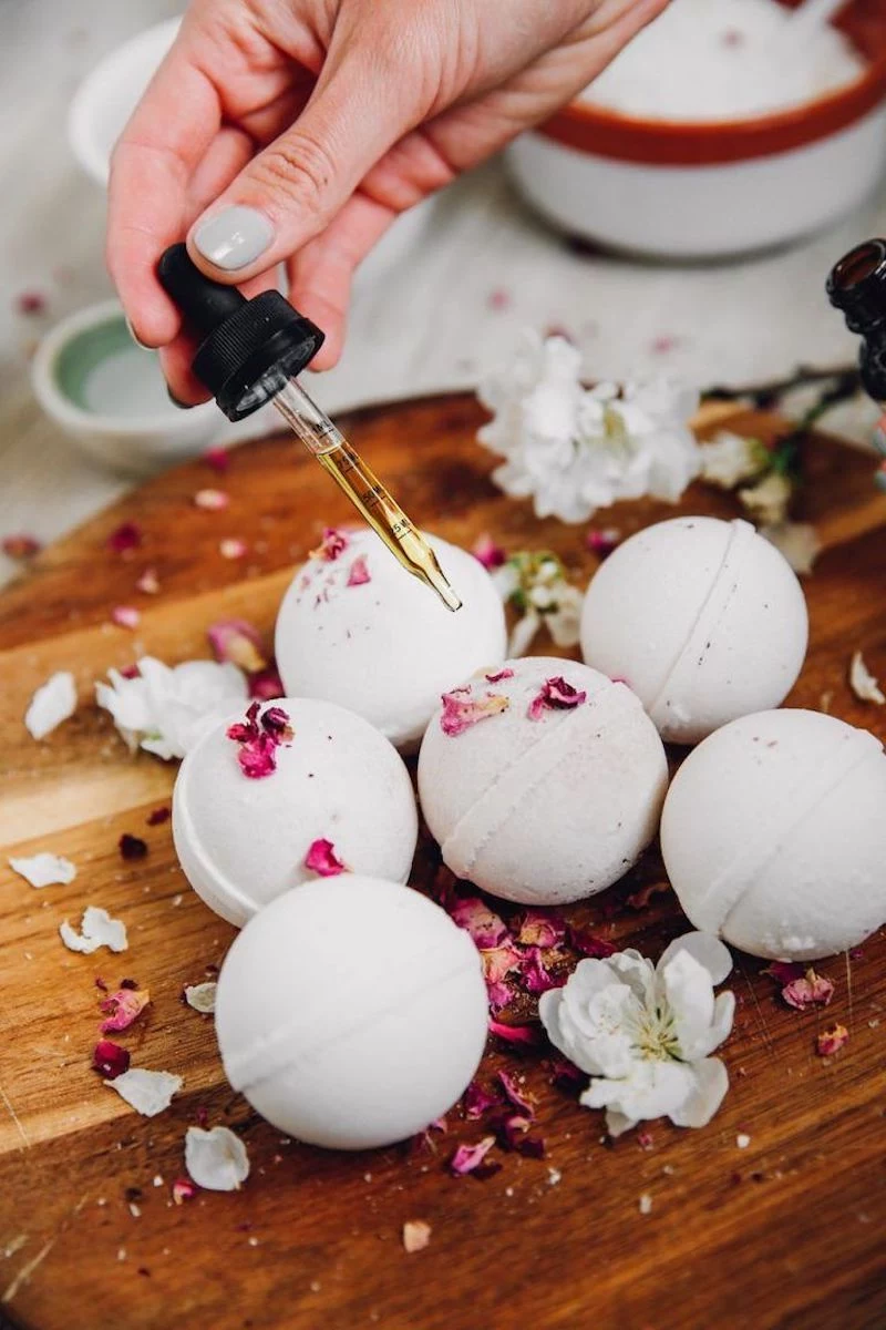 natural organic bath bombs