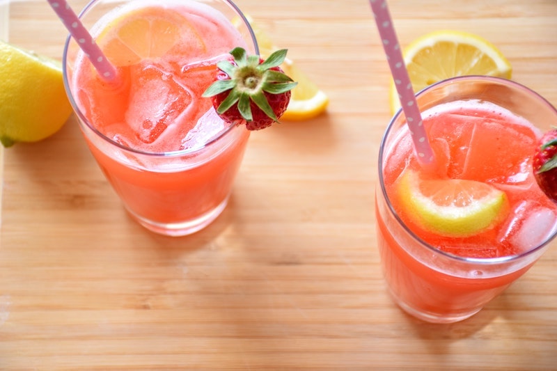 non alcoholic strawberry lemonade