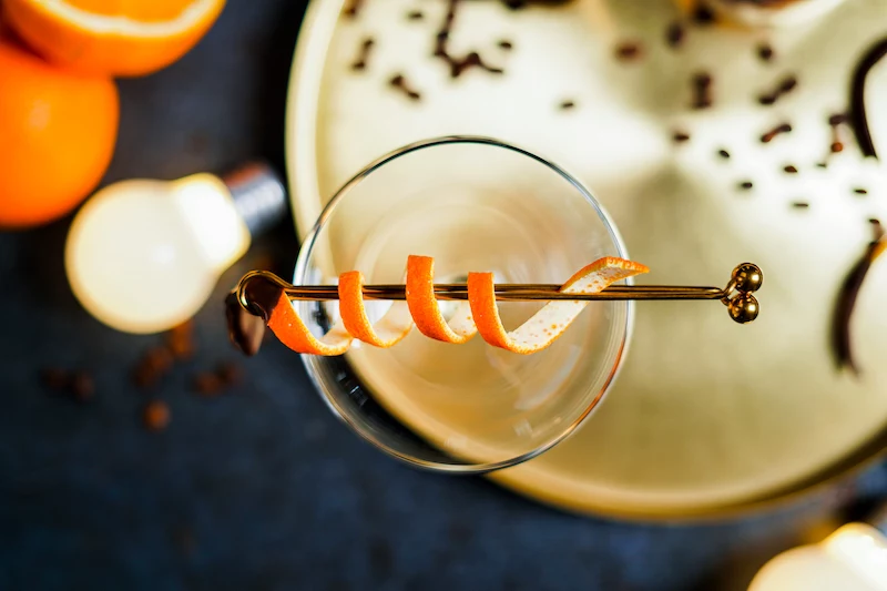 orange espresso martini at home