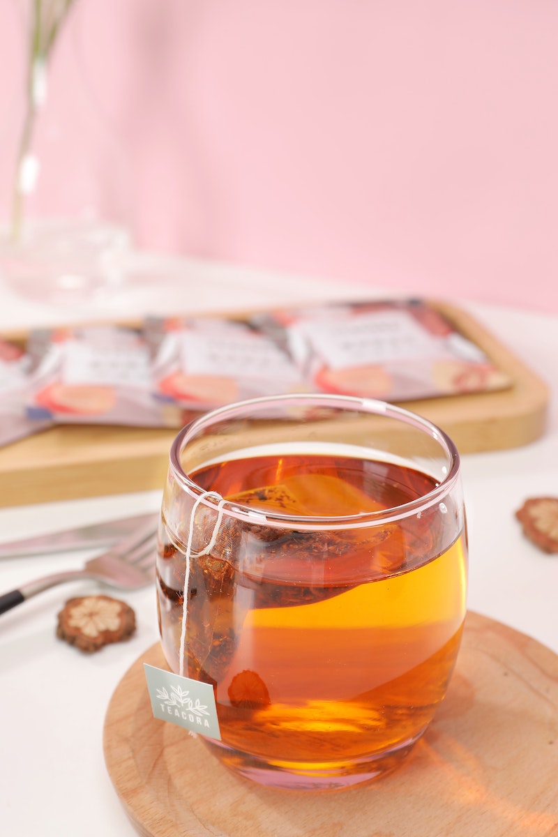 warm cup of tea for cooling down