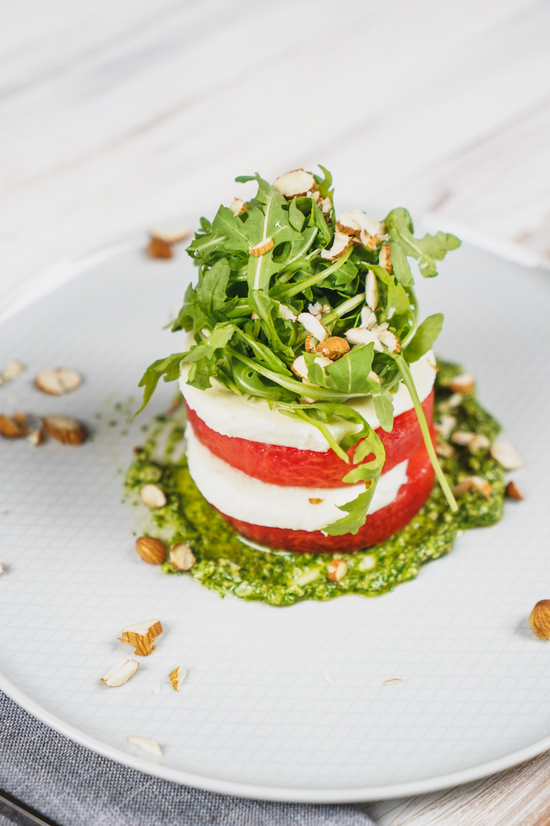 watermelon caprese salad dressing