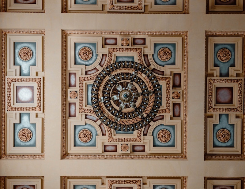 architectural ceiling designed pattern