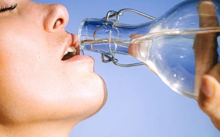 drink more water to have healthy skin