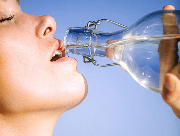drink more water to have healthy skin
