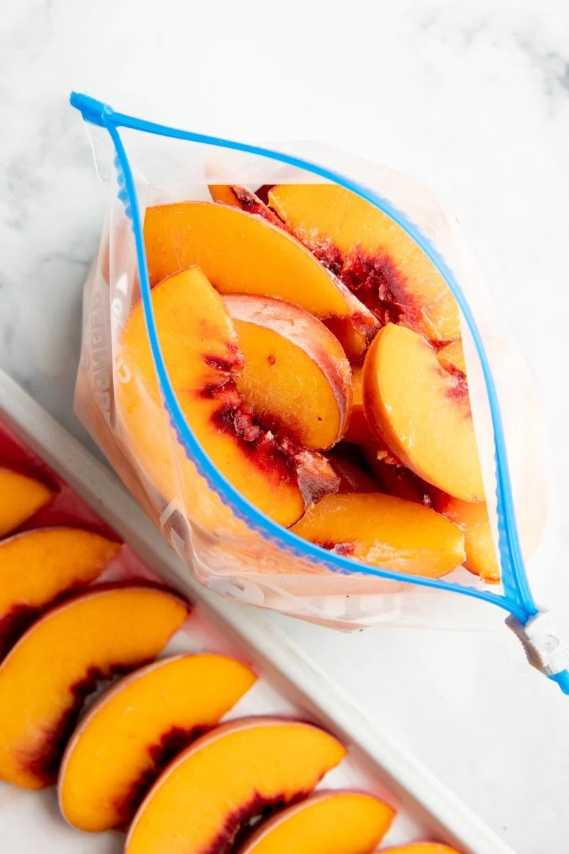 how to store peaches to ripen