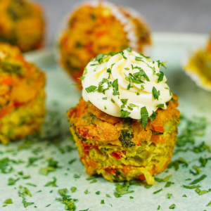 Try These Fluffy Vegan Veggie Muffins (Easy and Healthy)