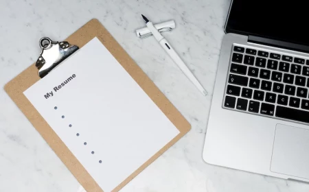 resume with five blank spaces