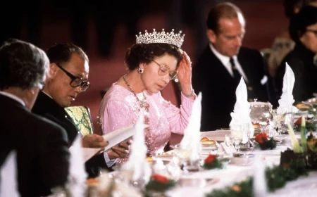 queen elizabeth ii favorite foods the queen sat at the table