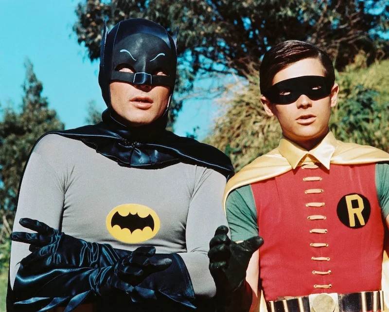batman and robin from old school tv show