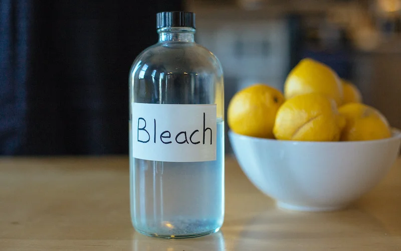 homemade blach made from lemons