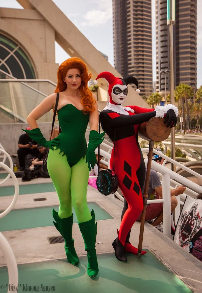 poison ivy and harley quinn halloween costumes