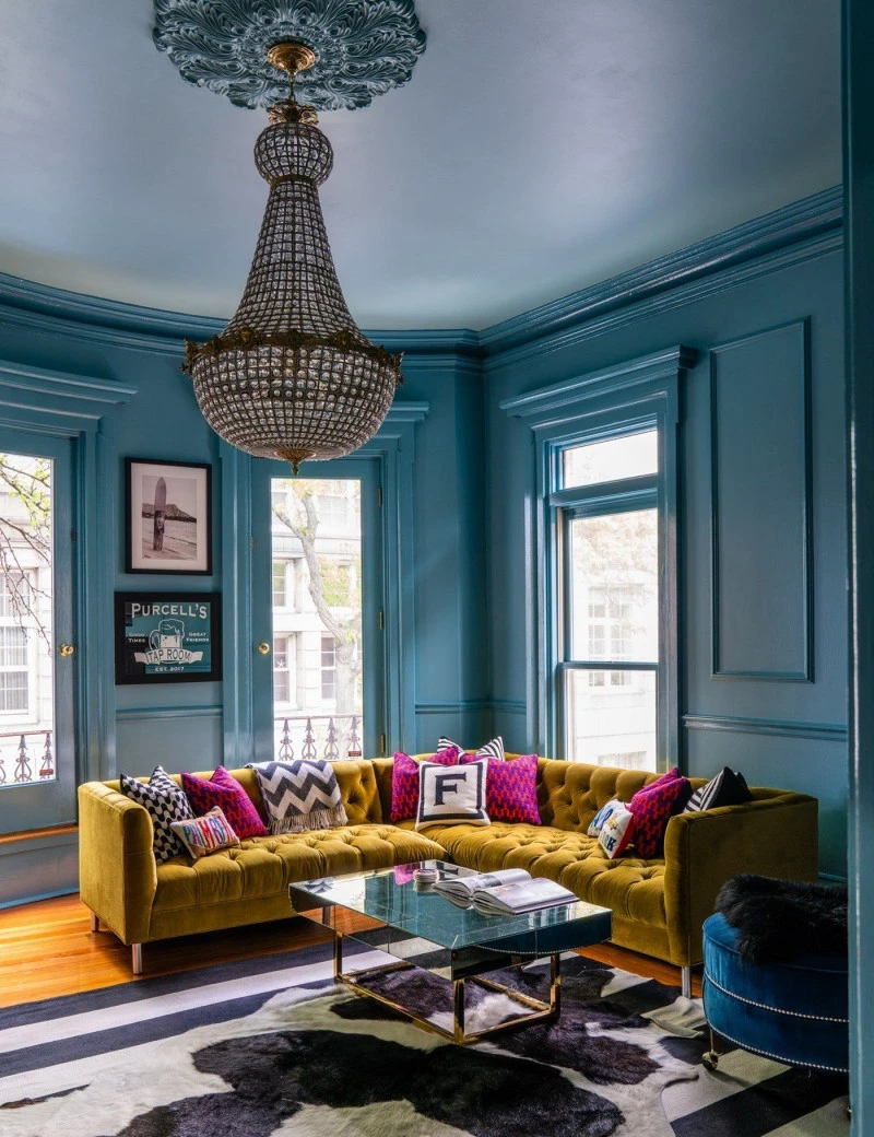 trendiest living room colours 2023